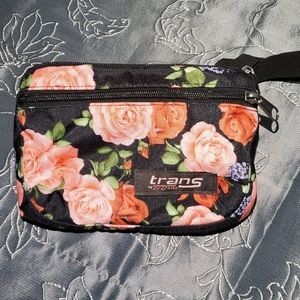 trans by Jansport Floral Hip Fanny Pack Pink
